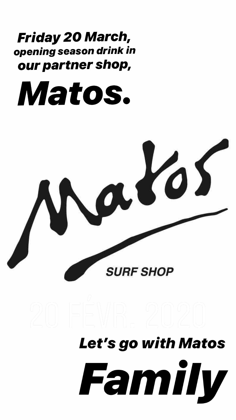 Matos shop – season Opening
